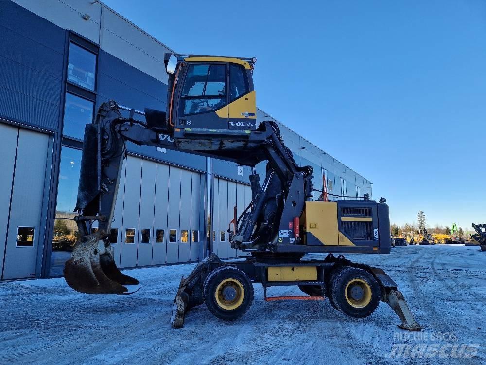 Volvo EW220E Kolesové rýpadlá