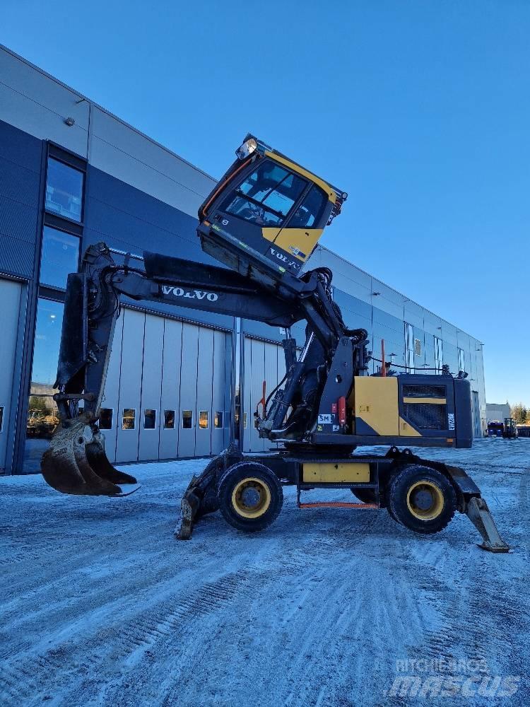 Volvo EW220E Kolesové rýpadlá