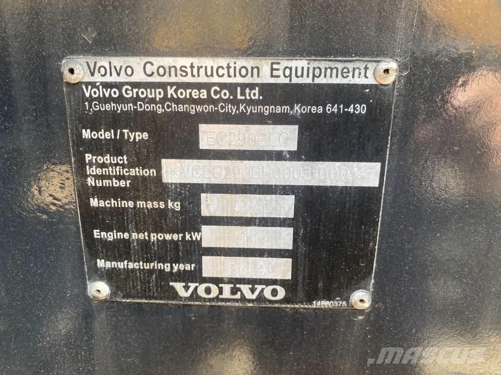 Volvo EC 290 B LC Pásové rýpadlá