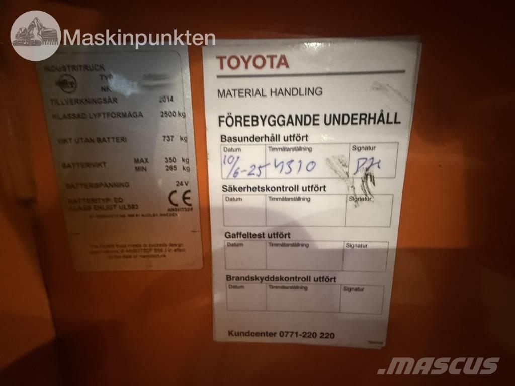 Toyota BT LPE 250 Akumulátorové vozíky