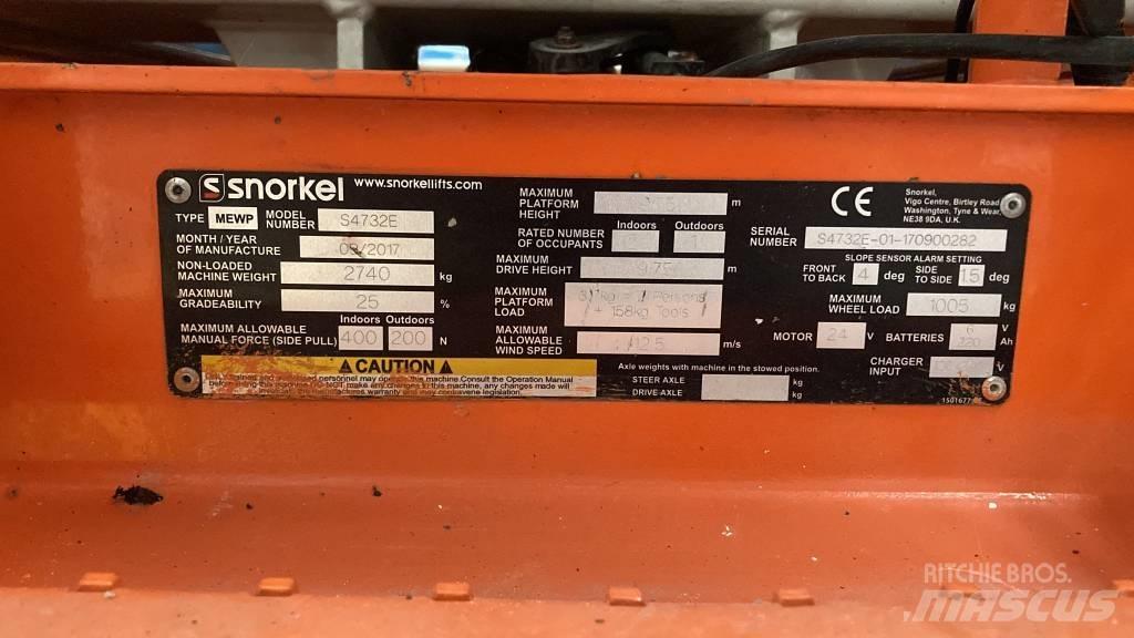 Snorkel S4732E Nožnicové zdvíhacie plošiny