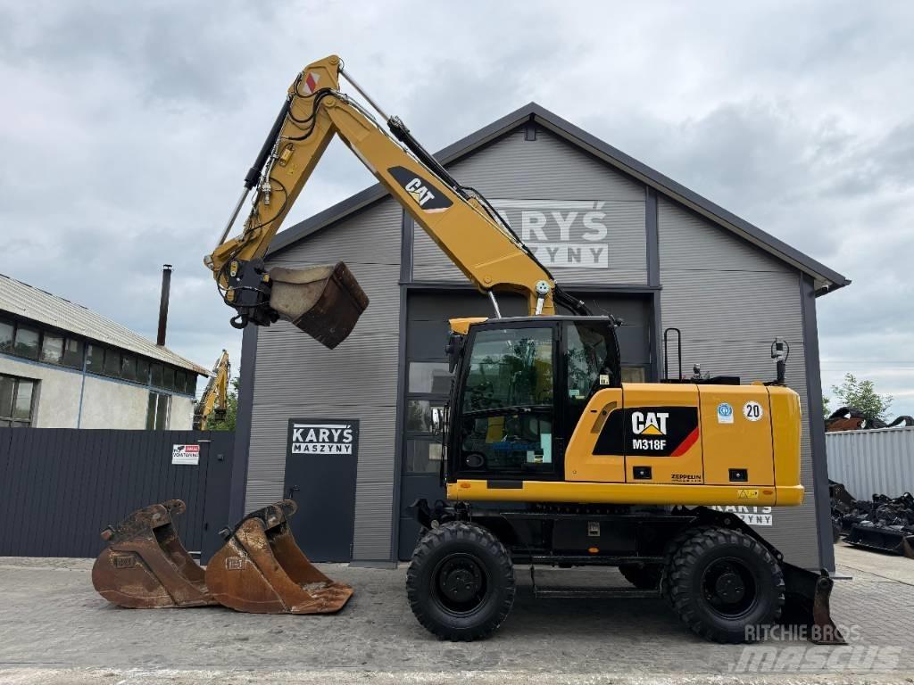CAT M316F Kolesové rýpadlá