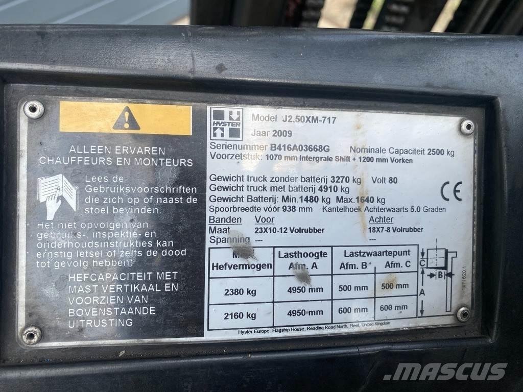 Hyster J2.50XM Akumulátorové vozíky