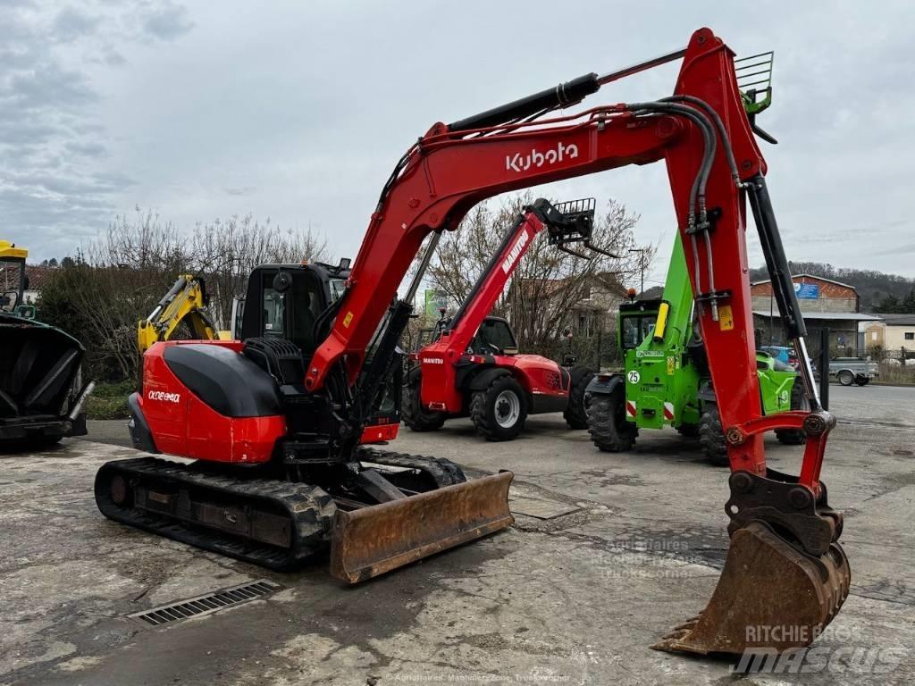 Kubota KX 080-4 Midi rýpadlá 7 t - 12 t
