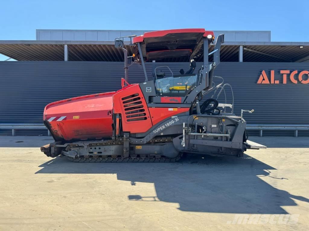 Vögele SUPER 1800-3I Finišéry