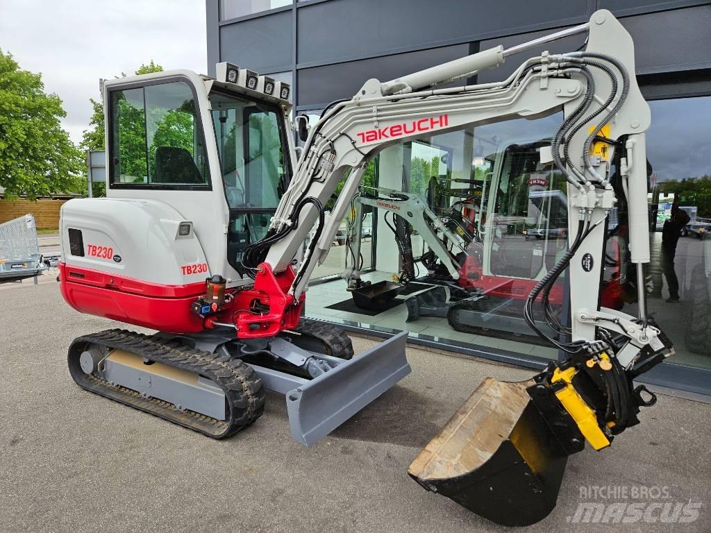 Takeuchi TB 230 Mini rýpadlá < 7t