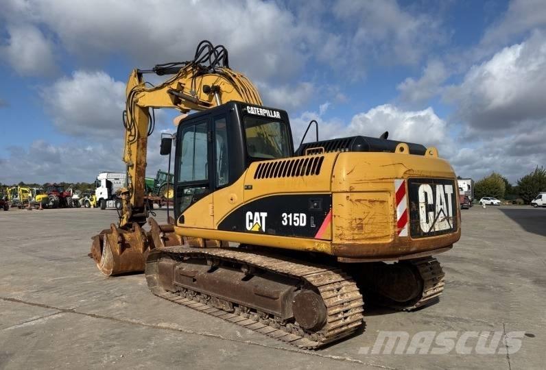 CAT 315D Pásové rýpadlá