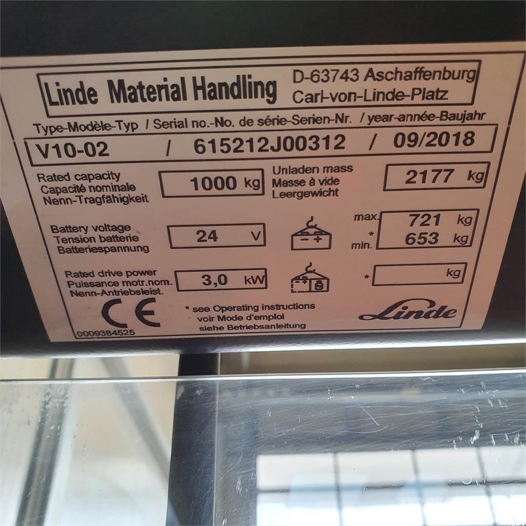 Linde V10 Vysokozdvižný vozík