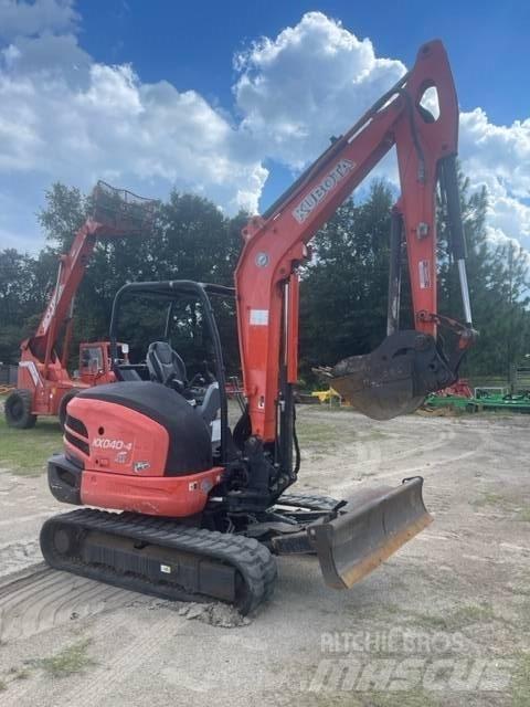 Kubota KX 040-40 Pásové rýpadlá