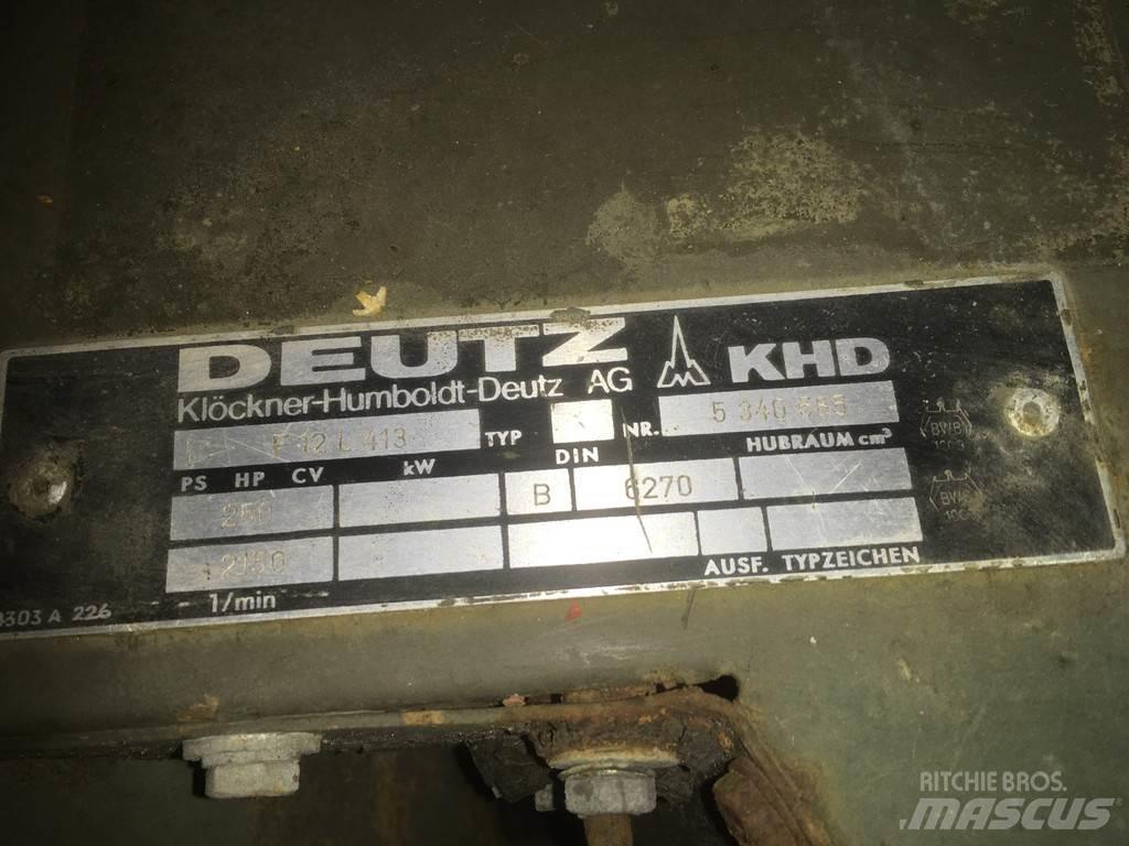 Deutz F12L413 USED Stavebníctvo - ostatné
