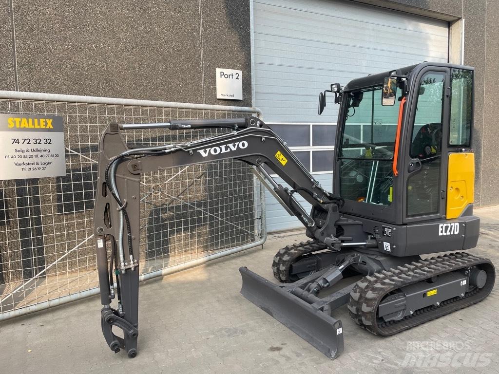 Volvo EC27D Mini rýpadlá < 7t
