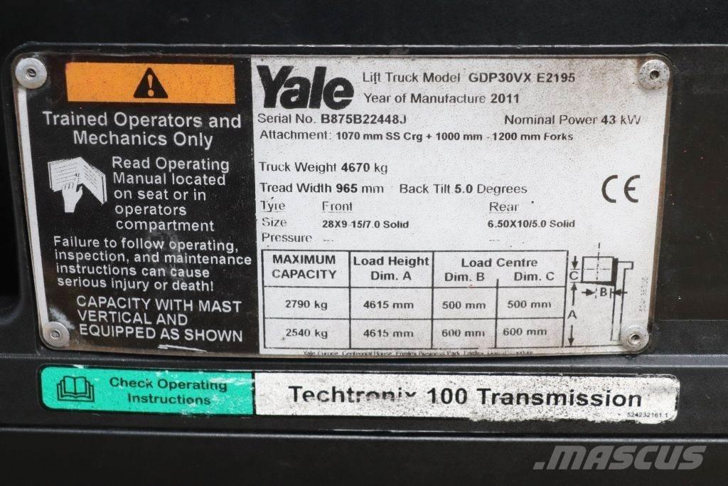 Yale GDP30VX Dieselové vozíky