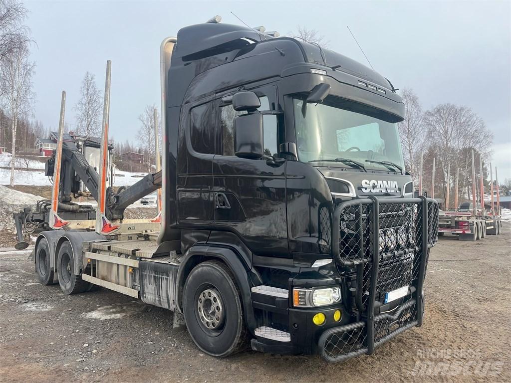Scania R 580 Nákladné vozidlá na prepravu dreva