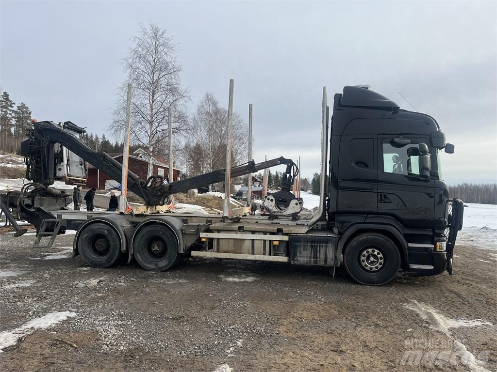 Scania R 580 Nákladné vozidlá na prepravu dreva