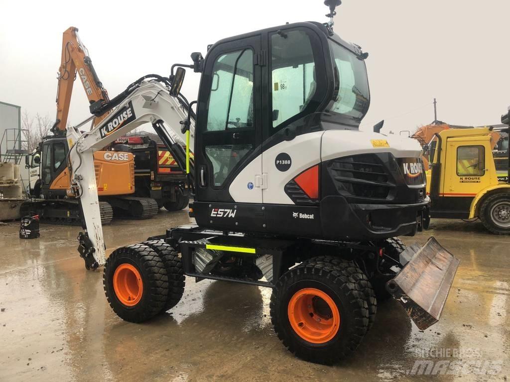 Bobcat E 57 W Kolesové rýpadlá