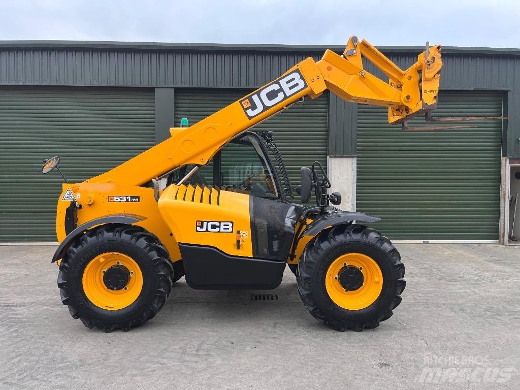JCB 531-70 Agri Teleskopické nakladače pre poľnohospodárstvo