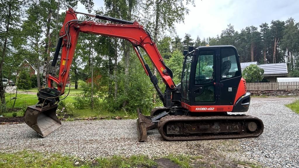Kubota KX 080-4 CX Midi rýpadlá 7 t - 12 t