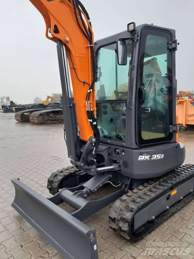 Doosan DX 35 Z-7 Mini rýpadlá < 7t