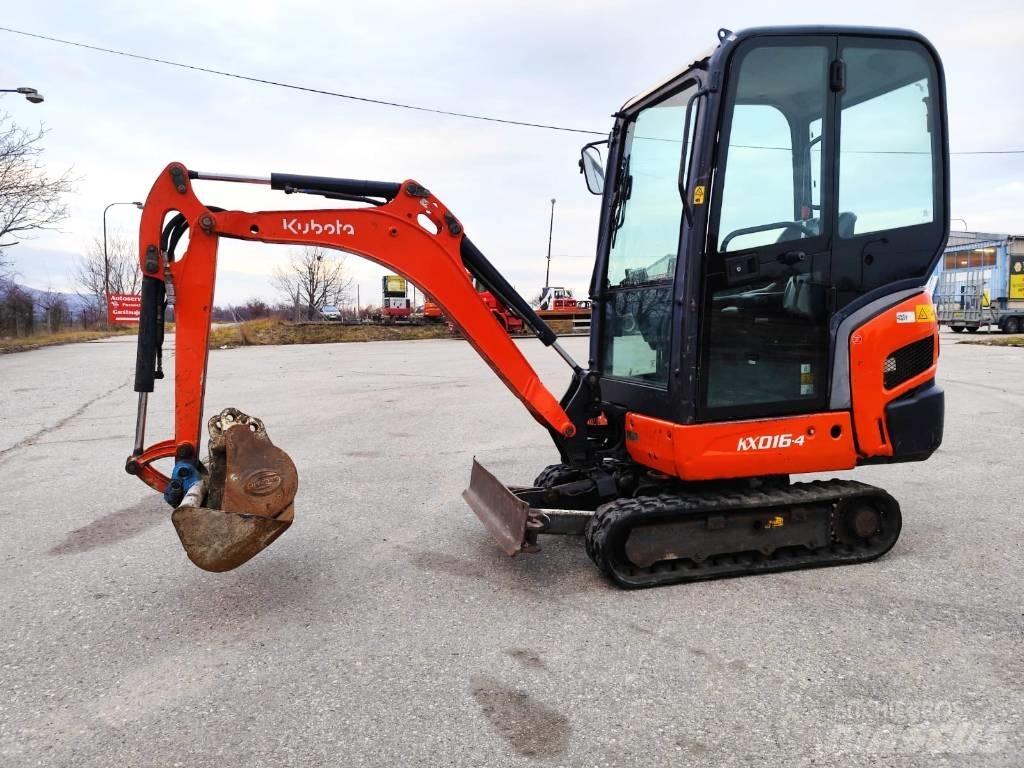 Kubota KX 016-4 Mini rýpadlá < 7t