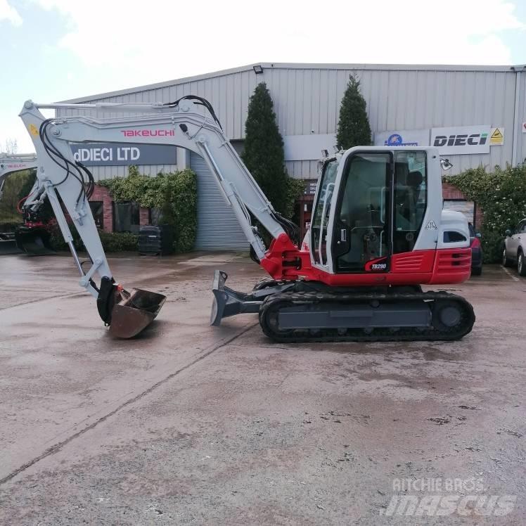 Takeuchi TB290 Midi rýpadlá 7 t - 12 t