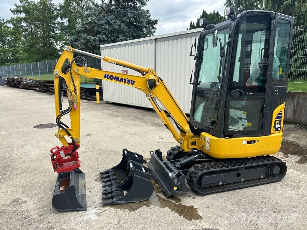 Komatsu PC 16 R-3HS Mini rýpadlá < 7t