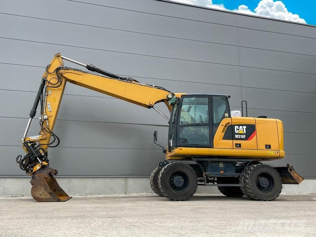 CAT M316F Kolesové rýpadlá