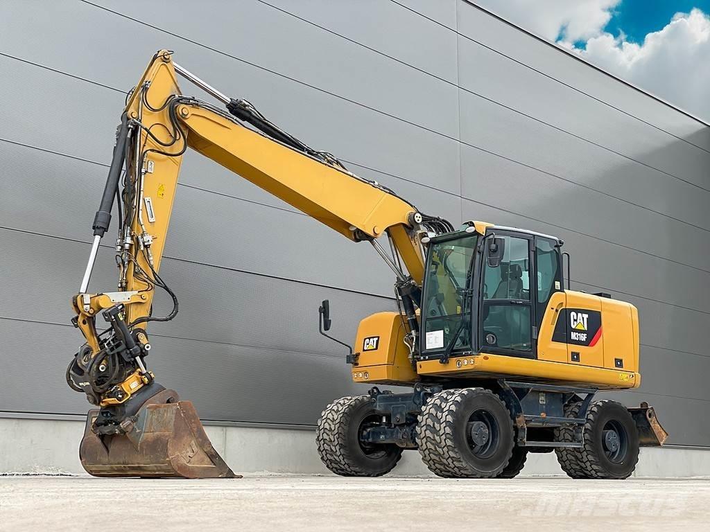 CAT M316F Kolesové rýpadlá