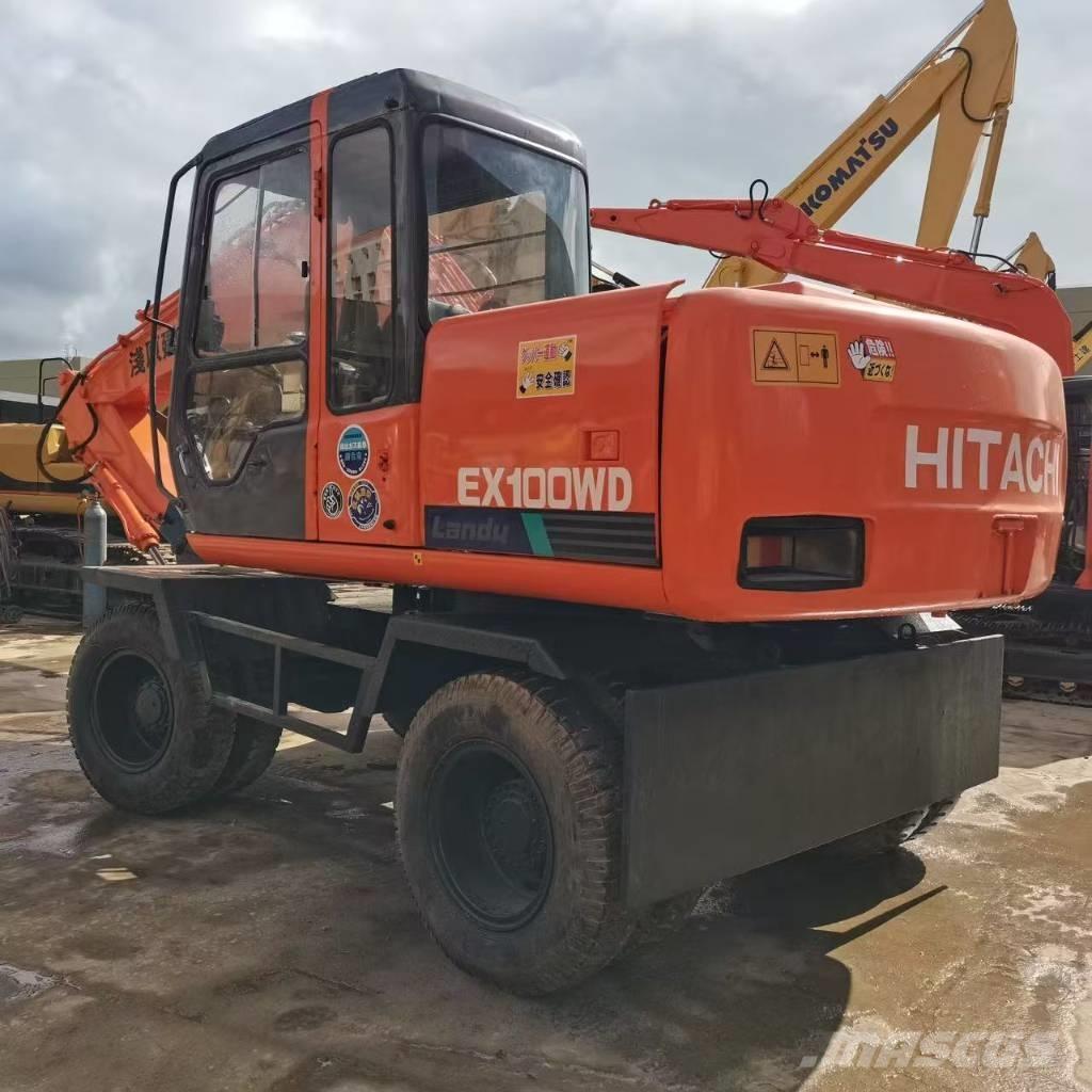 Hitachi EX 100 W D Kolesové rýpadlá