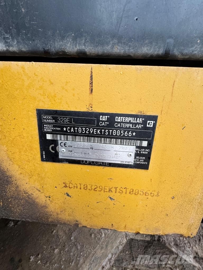 CAT 329 EL Pásové rýpadlá