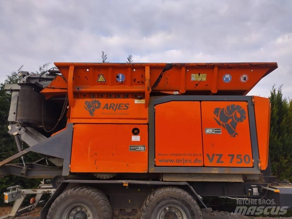 Arjes VZ 750 Drviče odpadu