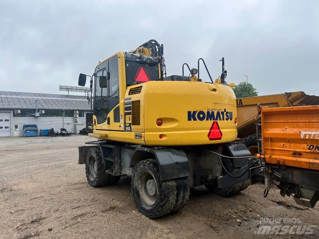 Komatsu PW 148 Kolesové rýpadlá