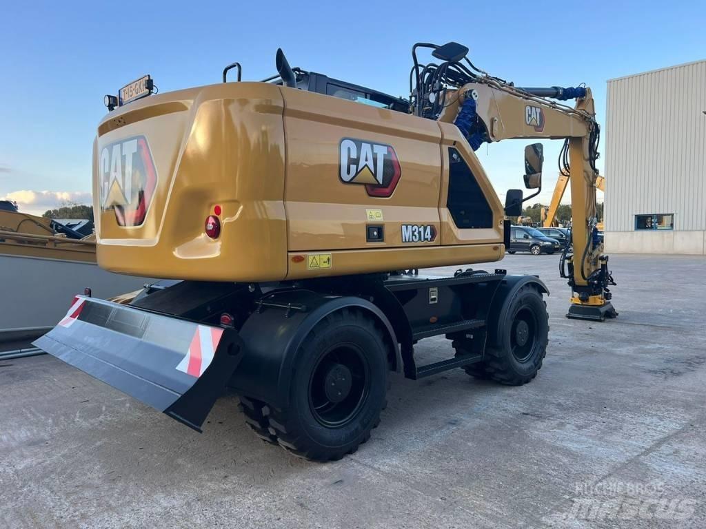 CAT M314 Kolesové rýpadlá