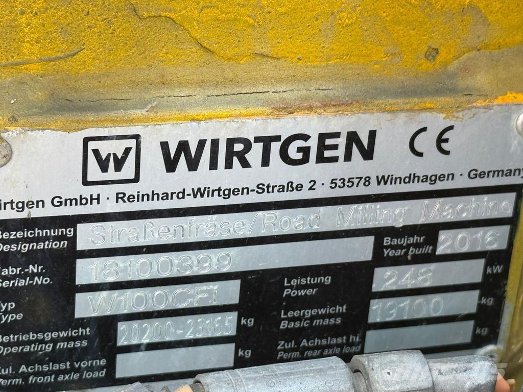 Wirtgen W100CFI Recykléry za studena
