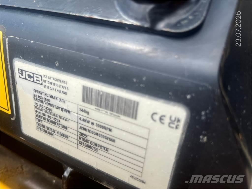JCB HTD5 Stavebné sklápače