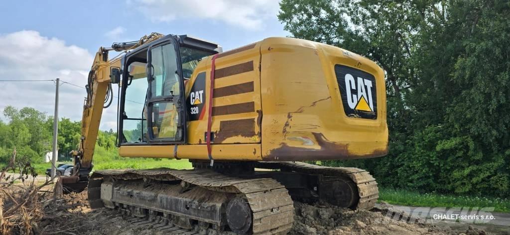 CAT 320 Pásové rýpadlá