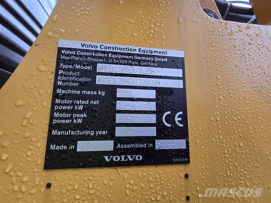 Volvo JL25H Electric Kolesové nakladače