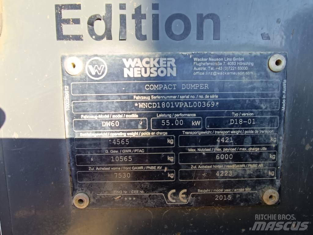 Wacker Neuson DW 60 Stavebné sklápače