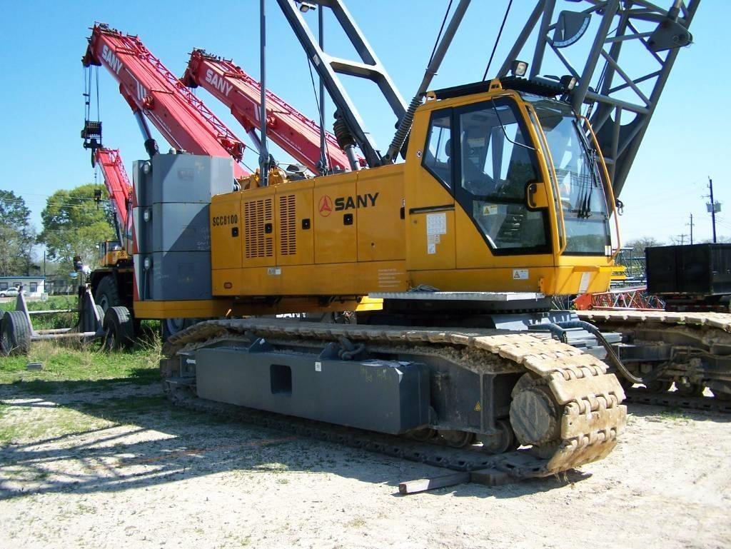 Sany SCC 8100 Pásové žeriavy