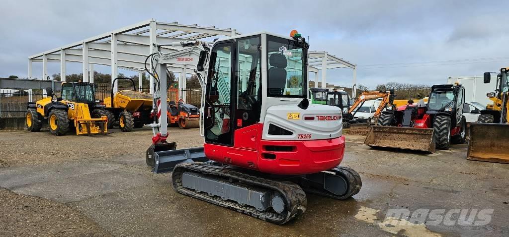 Takeuchi TB 260 Mini rýpadlá < 7t