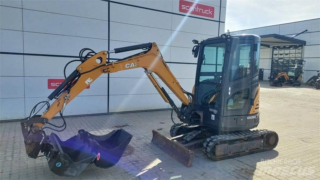 CASE CX26C Kolesové rýpadlá