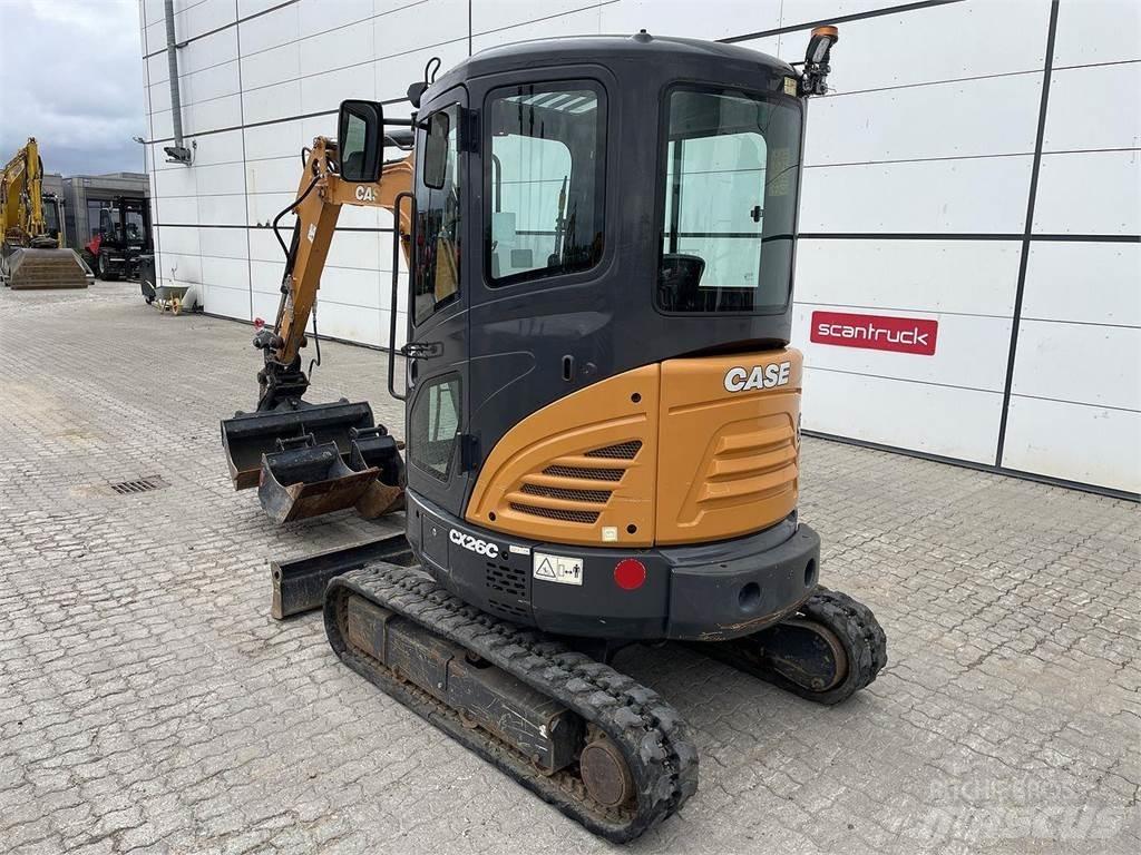 CASE CX26C Kolesové rýpadlá