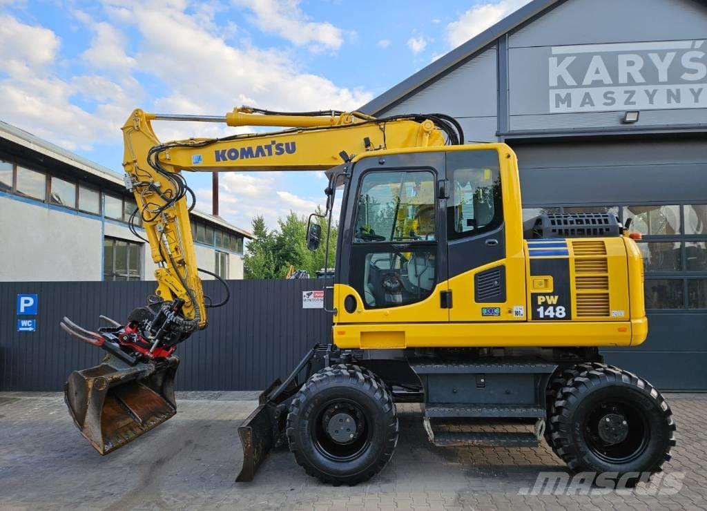 Komatsu PW 148-8 Kolesové rýpadlá