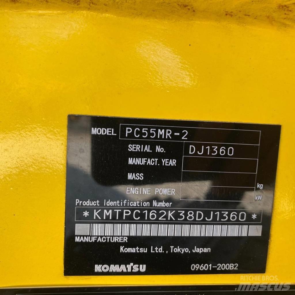 Komatsu PC 55 Pásové rýpadlá