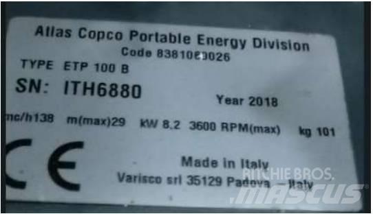 Atlas Copco ETP 100B Vodné čerpadlá