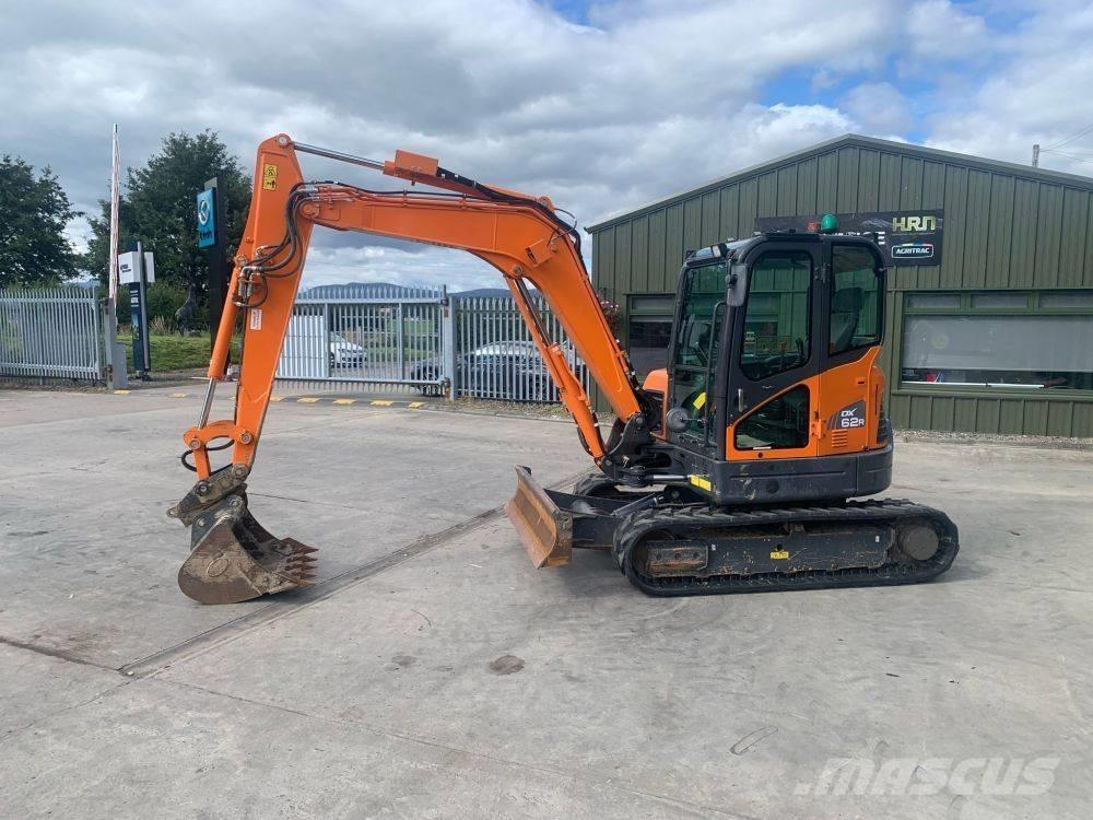 Doosan DX 62 R-3 Mini rýpadlá < 7t