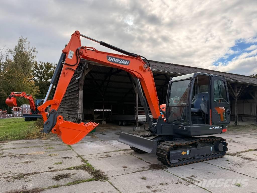 Doosan DX 55-9 C Mini rýpadlá < 7t