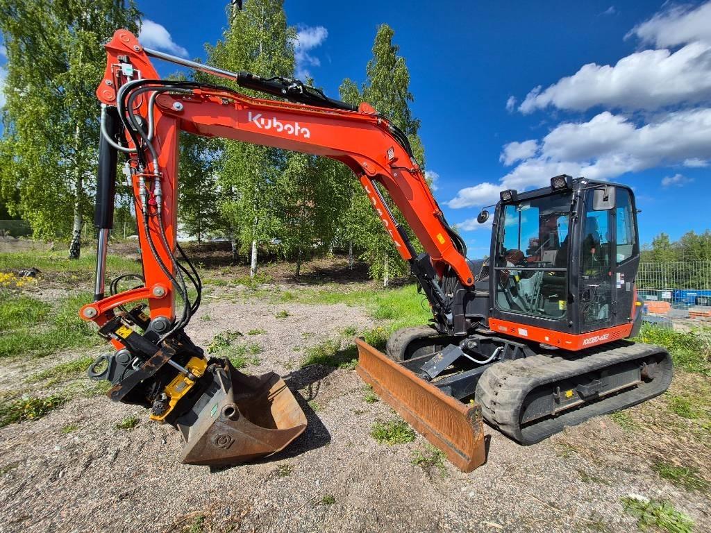 Kubota KX 080-4 Midi rýpadlá 7 t - 12 t