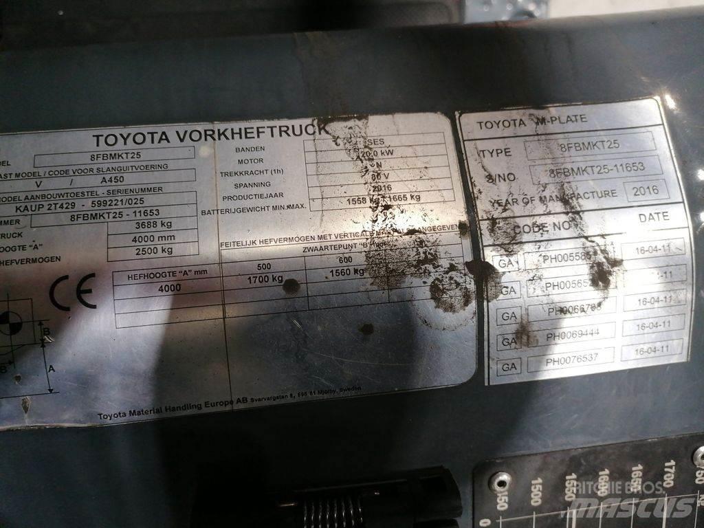Toyota 8FBMKT25 Akumulátorové vozíky