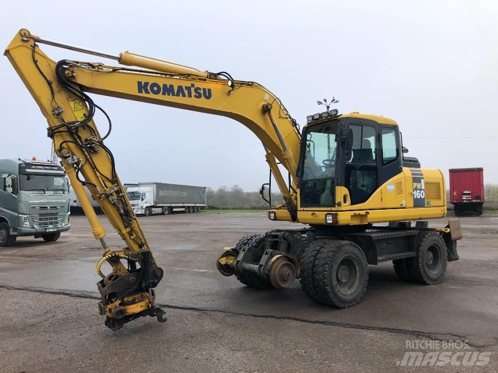 Komatsu PW160-7E0 Kolesové rýpadlá