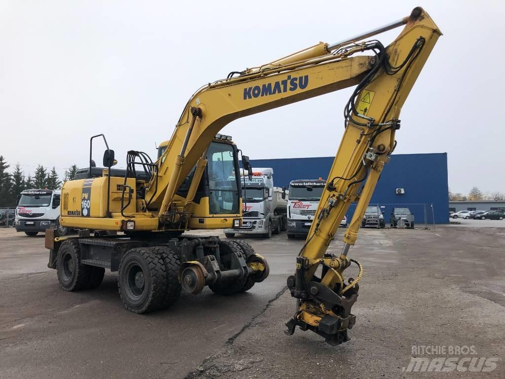 Komatsu PW160-7E0 Kolesové rýpadlá
